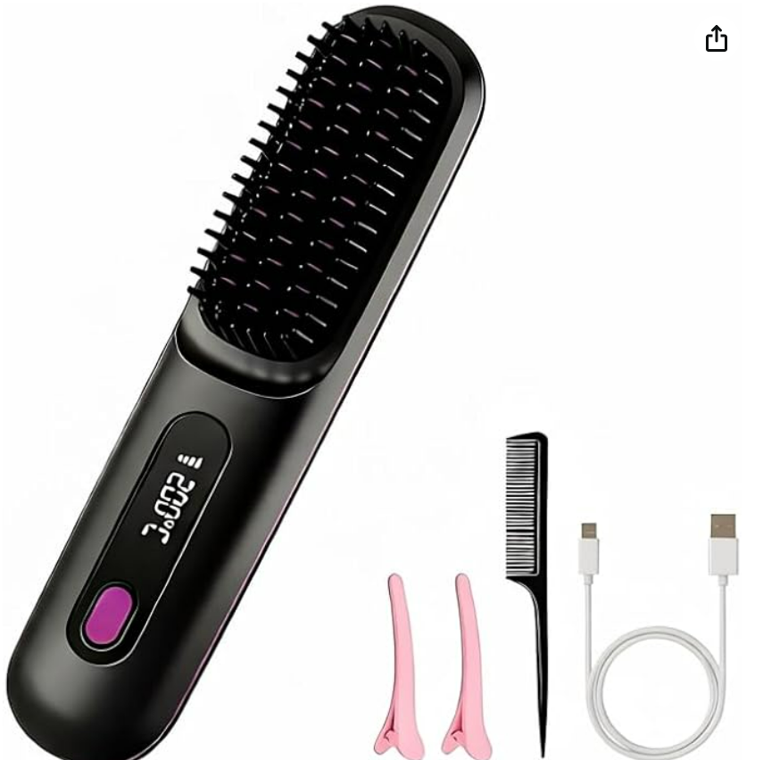 brosse lisseur sans fil