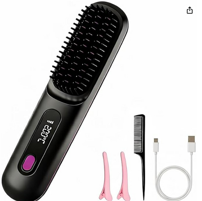 brosse lisseur sans fil