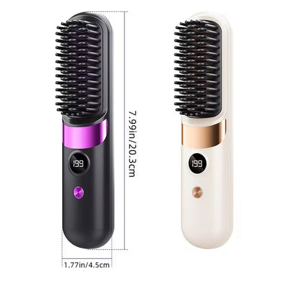 brosse lisseur sans fil